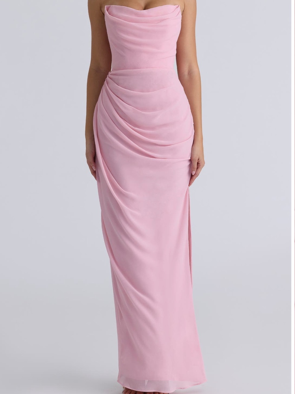 House of Cb Adrienne dress in light pink - Picture 3 of 3